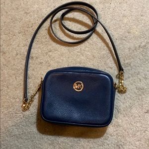 Navy with gold Michael Kors small purse